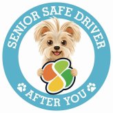 カーサイン 高齢者マーク SENIOR SAFE DRIVER ヨーチー ステッカー シール 直径13cm 肉球 日本製 車