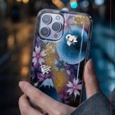 【全機種対応】職人の手作り！和柄スマホケース「露」名入れ 送料無料 和柄 和風 桜 職人 伝統工芸 ハンドメイド ハードケース 手帳型 iPhone 17 Xperia AQUOS Android 各機種対応