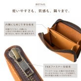 コインケース 本革 メンズ レディース 小銭入れ ミニ財布 コンパクト 牛革 カード入れ YKKファスナー 3ポケット 薄型 おしゃれ シンプル 財布 レザー ユニセックス おしゃれ シンプル 男性 女性 人気 ギフト プレゼント 送料無料