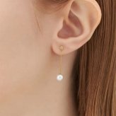 【無料ラッピング】  ヨンドシー 4℃ K18イエローゴールド ピアス アコヤパール ダイヤモンド ブランド 正規品 新品 ギフト プレゼント 人気 おすすめ 誕生日 記念日 クリスマス 送料無料