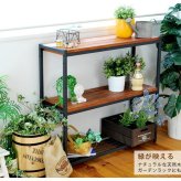 収納家具 ラック 天然木製スリム 3段 送料無料 簡単組立 アンティーク モダン ナチュラル オイル ミッドセンチュリー ウッド スタイリッシュ シンプル シェルフ ハンガー インテリア 家具 天然 おしゃれ カフェ 北欧 木目