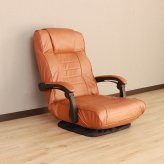 高座椅子 アンズ 回転式 リクライニング 完成品 天然木 ブラック・ブラウン・ダークブラウン W63xD67-122xH80cm座面高22cm 座椅子 リクライニングチェア パーソナルチェア 肘付き ブラック ブラウン ダークブラウン おしゃれ