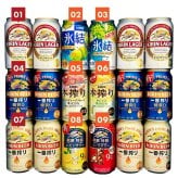 キリン ビール ＆ チューハイ 飲み比べ 18本 セット 誕生日プレゼント お歳暮 お供え 詰め合わせ ギフトセット 一番搾り 一番搾り糖質ゼロ 氷結 特製サワー 本搾り など 出産 お祝い 内祝い お返し 送料無料 ◎【包装済】
