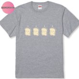 パンTシャツ スライス食パンTシャツ 全3色 デザインが選べます パン好きさんギフト パンデザイン パングッズ 