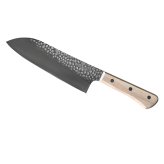 三徳包丁 ステンレス 日本製 木柄 HANAKO 関市 岐阜 よく切れる 錆びにくい 槌目加工 180mm ナイフ ほうちょう 三徳 包丁 庖丁 万能包丁 耐久性 使いやすい おしゃれ 調理器具 キッチン用品 硬度57 AVD-623143 新生活 結婚祝い 出産祝い 誕生日 母の日 プレゼント ギフト