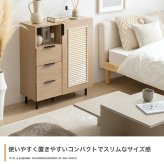 チェスト キャビネット 本棚 シェルフ 飾り棚 ディスプレイ タンス ラック ルーバー扉 下駄箱 収納家具 脚付き 書類 サイド 薄型 スリム 引き出し オフィス キッチン リビング スチール 書庫 隠す収納と見せる収納が1台で実現 また ワンルーム 新生活