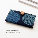 全機種対応 スマホケース 手帳型【 シャビードット 】 ゴールドパーツ スマホショルダー