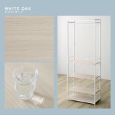 収納家具 ラック さわやかな 調節可能シューズ 付きハンガー