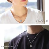 ハワイアンジュエリー シルバー ペンダント トップ 刻印 無料 誕生石入れ可 オーバル 楕円 プレート シンプル シルバー925 ネックレス チェーン別売 ペンダントヘッド メール便 メンズ レディース 誕生日 プレゼント ハロウィン 【品番：SP2917】