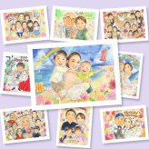 誕生日のプレゼントに、似顔絵のプレゼントはいかがですか。修正無料・下書き確認付き。安心してご注文いただけます。 誕生日 似顔絵 プレゼント 手描き ギフト 名入れ 贈り物 誕生日 記念日 お祝い 家族 子供 男の子 子ども 女の子 下書き確認 名入れ 修正無料 実績多数 親孝行 かわいい 一生もの 誕生日 記念 サプライズ 感動 白寿祝い メモリアル 同窓会 披露宴 オリジナル 古希祝い 百寿祝い