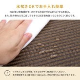 水拭きできる い草風 置き畳 綾模様 約65×65×2.5cm 1枚 半畳 縁なし フロア畳 ユニット畳 PP 滑り止め付き