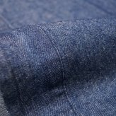 作務衣 デニム デニム作務衣 女性 PO-110 M/L レディース さむえ おしゃれ部屋着 ユニフォーム 通年  小さいサイズ 無地 紺 黒 青 春 秋 冬