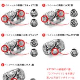 イニシャル オーダーメイド ハワイアンジュエリー リング 刻印 無料 誕生石入れ可 1号～27号 幅8mm シルバー925 エンブレム ギフト対応可 結婚指輪 指輪 マリッジリング リング メンズ レディース 誕生日 プレゼント【品番：KJSR-007-8】