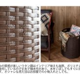 ガーデン エクステリア プランターカバー ラタン調 リゾート 観葉植物 ホワイト ダークブラウン キャスター付き プランタースタンド ラタンプランターカバー ラタン 花台 植木鉢スタンド 鉢植え