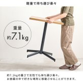 テーブル＆チェア３点セット LT-4930-34S カフェテーブル 幅60×奥行60cm ヴィンテージ調 チェア 選べる12パターン ダイニングセット 異素材 美しい天板 木目柄 天板 メラミン樹脂加工 コンクリート調 T字脚 おしゃれ 新生活
