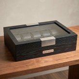 正規品 ロイヤルハウゼン 腕時計 収納ケース 10本 時計ケース ウォッチケース コレクションケース 木目調 ブラック メンズ レディース Royal hausen 成人 卒業 入学