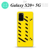 SC-52A SCG02 Galaxy S20+ 5G スマホケース ハードケース カセットテープ 黄 メンズ レディース nk-s20p-190