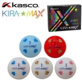 キャスコ ゴルフボール KIRA★MAX キラマックス ハート 1ダース 12個入り 2026年発売 Kasco お誕生日祝い お祝い 記念品 お父さん 父の日 彼氏 男性 30代 40代 50代 60代 母の日 お母さん 還暦祝い 敬老の日 彼女 人気プレゼント プレゼント