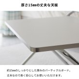 テーブル 韓国風 ロー おしゃれ リビング 北欧 省スペース 白 かわいい 楕円形 オーバル オーバル型 一人暮らし 女子部屋 コンパクト 持ち運び 折り畳み MONOA+ セイラ / ホワイト 幅65cm 奥行47cm 高さ42cm 新生活