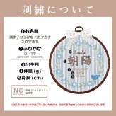 命名書 刺繍 刺しゅう おしゃれ 男の子 女の子 フレンチガーリー ストライプ とり ブルー 北欧 丸型 メモリアル刺繍フレーム オーダー 名前 箱 かわいい 可愛い 送料無料 名前旗 命名式 ベビー 名入れ お七夜 お宮参り 100日記念 七五三 節句 誕生日 出産祝い 英語