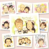 似顔絵 贈り物 結婚記念日 ギフト プレゼント 名入れ 手描き 結婚記念日 金婚式 周年記念 お祝い 結婚10周年 結婚30周年 記念日 夫婦 お父さん 両親 お母さん 家族 修正無料 名入れ 下書き確認 似てる かわいい 親孝行 サプライズ 感謝 結婚記念日 思い出 記念 イラスト 節目 贈答品 大人数 クリスマス 長寿祝い ホワイトデー 快気祝い 百寿祝い