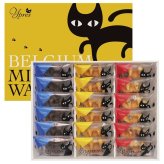 お歳暮・冬ギフト イーペルの猫祭り ベルギーミニワッフル (YJ-BWW) ※送料無料(北海道・沖縄・離島への配送不可)