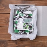 【送料無料】京都の手染め がま口ショルダー＋手染めハンカチ ギフトセット 幸せの文様 和柄 帆布 日本製｜箱入り・のし・メッセージカード無料｜誕生日 母の日 女性 プレゼント Fuwa Market