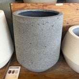 鉢カバー おしゃれ 大型 17号 13号 L M サイズ 植木鉢 KONTON コントン パボ トール 丸型 縦長 背が高い ファイバーストーン 軽量 室内 屋内 高級 北欧 モダン ナチュラル 観葉植物用 シンボルツリー サボテン 多肉植物 特大 玄関 プランター 底穴なし ラテルストーン
