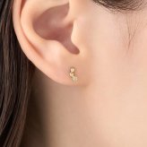 【無料ラッピング】 ヨンドシー 4℃ ピアス K14 イエローゴールド シンプル 上品 ダイヤモンド レディース ブランド 正規品 新品 ギフト プレゼント 人気 おすすめ 誕生日 記念日 クリスマス  送料無料 4cd522796