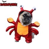 ペット コスプレ 衣装 ロブスター カニ 着ぐるみ 犬用 立体 変身ウェア 面白い かわいい 仮装 なりきり 写真撮影 パーティー ハロウィン 小型犬 中型犬 ギフト