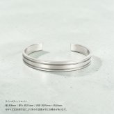 数量限定SALE価格 金属アレルギー対応 ステンレスバングルユニセックスデザイン 選べる2カラー SILVER/BLACK B1161