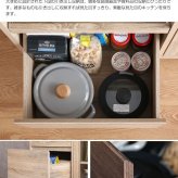 レンジ台 キッチン収納 キッチンラック オープンタイプ 台所ラック 台所収納 キッチン棚 炊飯置き トースター置き 収納ラック扉付き収納 オープン棚 引き出し オープンスペース おしゃれ 北欧 インダストリアル ブラック：