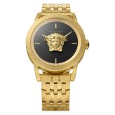 ヴェルサーチェ 腕時計 メンズ ゴールド ブラック 43mm VERSACE PALAZZO EMPIRE パラッツォ エンパイア メデューサ スイス製 メンズ腕時計 高級 ブランド おしゃれ プレゼント ギフト 卒業 入学 お祝い