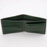 ベリーズヨーク　BELLIES YORK　二つ折り財布　BYTM1879GR　グリーン　緑色　ベジタブルタンニン　イタリアンレザー　牛革　”エイジングを楽しむ革小物”