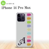 iPhone14 ProMax iPhone14 Pro Max スマホケース 背面ケース ハードケース カエル かえる 帯 B グレー +アルファベット 2022年 9月発売 nk-i14pm-672i