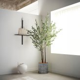 観葉植物 造花 オリーブ BROWN 全高約150cm 大型 フェイクグリーン 本物そっくり おしゃれ インテリア 人工観葉植物 アーティフィシャルグリーン オフィス 店舗 ホテル 開店祝い 室内 オリーブの木 フェイク