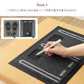 ラグ カーペット マット玄関マット靴置きマット便利お子様あしあとタイプ三人用30×65cm