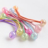 ヘアゴム 通販 キッズ 女の子 ヘアアクセサリー 子ども用髪飾り ツインテール キャンディビーズ カラフルポップ かわいい 幼稚園保育園 小学生ジュニア 通園通学用 プチギフト 誕生日プレゼント おそろいコーデ 髪留めセット