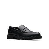 クラークス メンズ ローファー 本革 ブラック レザー 軽量 クラシック ベーシック EXTRALIGHT ペニーローファーClarks Berwick Lo 26183727