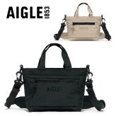 エーグル AIGLE ミニトートバッグ CITY 撥水 2WAYミニショルダーバッグ 2L リサイクルナイロン ショルダーバッグ 手持ち メンズ レディース ZNHBX52