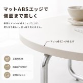 韓国風 カフェテーブル 円形 おしゃれ テーブル ダイニングテーブル 北欧 省スペース 白 かわいい 一人暮らし 女子部屋 丸テーブル 丸い シルバー コーヒーテーブル 1脚 1本足 カフェテーブル モルセラ 2サイズ ホワイト 幅80cm 幅60cm