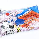 スヌーピー クリアマルチケース(S) 五重塔 カメラ SNOOPY