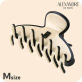 アレクサンドル ドゥ パリ ヘアクリップ レディース ブランド ALEXANDRE DE PARIS パリジェンヌMクリップ ACCM-17630-04-Y ベージュ ブラック