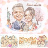 結婚記念日の記念に、大切な人の心に寄り添う似顔絵です。 似顔絵 結婚祝い プレゼント 手描き 名入れ 贈り物 ギフト 結婚記念日 挙式 記念 お祝い ウェルカムボード 友人 友達 家族 同僚 カップル 名入れ 下書き確認 修正無料 親孝行 サプライズ 一生もの 宝物 結婚式 一生もの 宝物 ウェディング イラスト 白寿祝い 初任給 感激 お祝い返し ハロウィン 古希祝い 還暦祝い 感謝