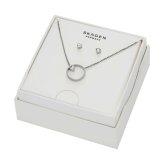 スカーゲン SKAGEN Kariana Gift Set アクセサリー ネックレス＆ピアス ギフトセット シルバートーン レディース SKJB1016SET