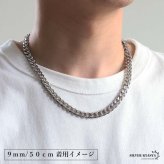 ステンレス 喜平ネックレス チェーンネックレス 幅5タイプ 長さ3サイズ シルバー 6面カット 細身 太め 極太 シンプル 重厚感 普段使い メンズ 男性 金属アレルギー対応