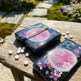 職人の手作り！和柄ペアFRISKケース「絵」フリスク タブレット ミント 名入れ 職人 手作り ハンドメイド 送料無料 伝統工芸 桜 和モダン 和柄 和風 和雑貨 ギフト プレゼント 贈り物