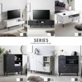 大理石柄テレビ台 幅150cm×奥行35cm×高さ42cm リビング パーティクルボード MDF スチール メラミン 組立品 ノイズレスなデザインが空間をスタイリッシュに演出します 小物やAV機器をまとめて整理可能 マーブルホワイト マーブルブラック 新生活