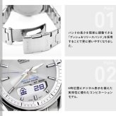 カシオ リニエージ CASIO LINEAGE 電波 ソーラー 電波時計 腕時計 メンズ アナデジ タフソーラー LCW-M100DE-7AJF