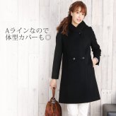 コート レディース フード ダブル ウール カシミヤ 混 レディースコート Filomo フィローモ ブランド 秋 冬 大人 アウター ベージュ グレー ブラック ギフト プレゼント 6F (08000177r)